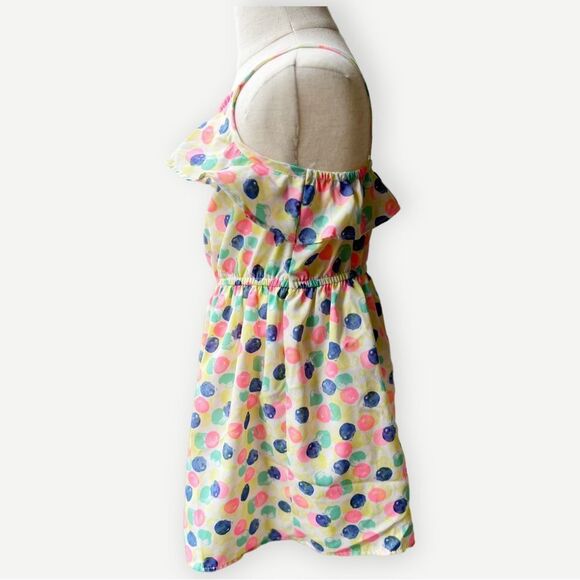 Cherokee Girls Kids Colorful Polka Dot Sleeveless Ruffle Tank Dress. 3. 3T. - Picture 2 of 7